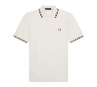 Fred Perry, Homme, Tops, Beige, Taille: XS Polo Iconique à Double Liseré
