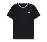 Fred Perry, Homme, Tops, Bleu, Taille: L Twin Tipped T-Shirt