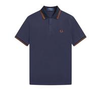 Fred Perry, Homme, Tops, Bleu, Taille: XS Polo Iconique à Double Liseré