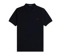 Fred Perry, Homme, Tops, Noir, Taille: M Polo Uni Slim Fit