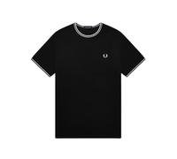 Fred Perry, Homme, Tops, Noir, Taille: XL T-Shirt Profil