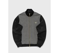 Fred Perry KNITTED FRONT TRACK JACKET men Track Jackets black taille: L
