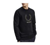 Fred Perry - Laurel Wreath SweaT-shirt - Homme - Sweatshirts et sweats à capuche - Noir - Taille: S