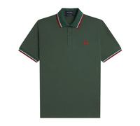Fred Perry - M12 Polo - Homme - Tops - Vert - Taille: 2XS