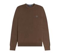 Fred Perry - Maille Classique Col Rond - Homme - Pulls - Brun - Taille: S