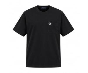 Fred Perry Men's Relaxed Pocket T-Shirt Black