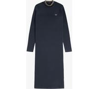 Fred Perry Navy Metallic Knit Polo Dress Navy EU 40 (UK 12)