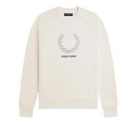 Fred Perry - Outline Laurel Wreath SweaT-shirt - Homme - Sweatshirts et sweats à capuche - Blanc - Taille: XL