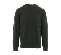 Fred Perry - Pique Stitch Jumper - Homme - Pulls - Vert - Taille: L