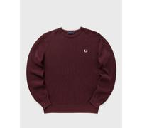 Fred Perry PIQUE STITCH JUMPER men Longsleeves red taille: L