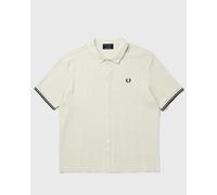 Fred Perry POINTELLE BUTTON THORUGH POLO men white taille: S
