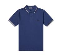 Fred Perry - Polo à Double Liseré - Homme - Tops - Bleu - Taille: 3XS