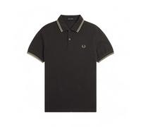 Fred Perry - Polo à Double Liseré - Homme - Tops - Vert - Taille: L