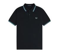 Fred Perry - Polo à double liseré Style Moderne - Homme - Tops - Bleu - Taille: XL