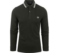 Fred Perry Polo À Manches Longues Foncé T50 Vert Foncé Vert Taille Xxl
