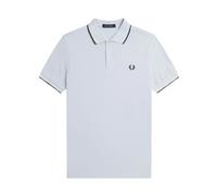 Fred Perry - Polo à Rayures à Bordures - Homme - Tops - Bleu - Taille: L