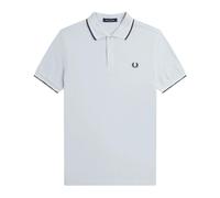 Fred Perry - Polo Classique à Double Liseré - Homme - Tops - Bleu - Taille: M