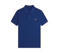 Fred Perry - Polo classique uni - Homme - Tops - Bleu - Taille: S