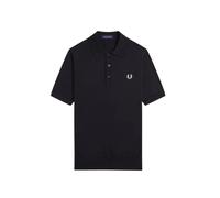 Fred Perry - Polo en Coton Premium Coupe Regular - Homme - Tops - Noir - Taille: L