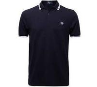 Fred Perry Polo homme M3600 manches courtes Marine/Blanc Taille M