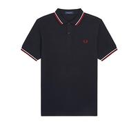 Fred Perry – Polo homme – Twin Tipped Fred Perry Shirt – Bleu – Taille EU S