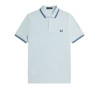 Fred Perry Polo Hommes Bleu 100% Coton : Taille - M Taille : M
