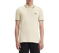 Fred Perry Polo Hommes Marron 100% Coton Manches Courtes : Taille - M Taille : M