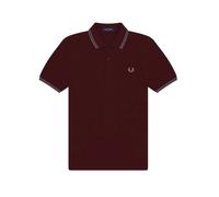 Fred Perry - Polo M3600 - Homme - Tops - Rouge - Taille: L