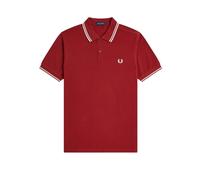 Fred Perry - Polo M3600 - Homme - Tops - Rouge - Taille: M
