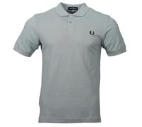 Fred Perry Polo M6000 pour homme sans bandes contrastées, Argent/bleu, XL