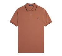 Fred Perry - Polo Orange à Double Liseré - Homme - Tops - Orange - Taille: 2XL