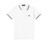 Fred Perry - Polo Original à Double Liseré - Homme - Tops - Blanc - Taille: XS