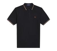 Fred Perry - Polo Original à Double Liseré - Homme - Tops - Noir - Taille: 3XS