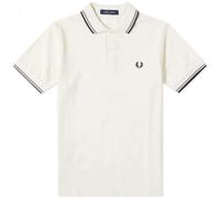 Fred Perry - Polo Slim Fit à Double Liseré - Homme - Tops - Blanc - Taille: XS