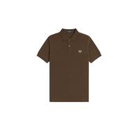 Fred Perry Polo Slim Fit Plain M6000, Marron, XL