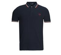 Fred Perry Polos mm3600 t55 NVY/swht/bntred L