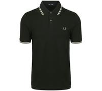 Fred Perry Polo Twin Tipped M3600 Vert Foncé Vert Foncé Taille L