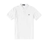 Fred Perry - Polo Uni Coupe Slim - Homme - Tops - Blanc - Taille: S