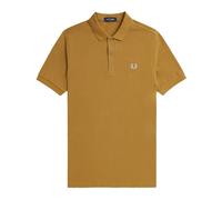 Fred Perry - Polo Uni Slim Fit Caramel Foncé - Homme - Tops - Brun - Taille: XL