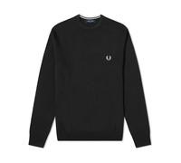 Fred Perry - Pull col rond classique - Homme - Sweatshirts et sweats à capuche - Noir - Taille: S