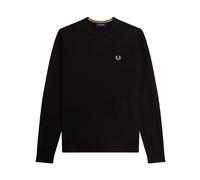 Fred Perry - Pull Ras du Cou Classique - Homme - Sweatshirts et sweats à capuche - Noir - Taille: M