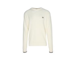 FRED PERRY Pullover STITCH crème | XXL