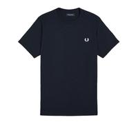 Fred Perry - Ringer T-Shirt - Homme - Tops - Bleu - Taille: S