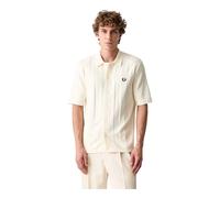 Fred Perry - Short Sleeve Chemises - Homme - Chemises - Beige - Taille: 2XL