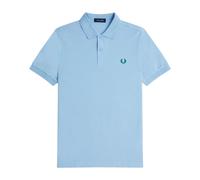 Fred Perry - Slim Fit Plain Track Polo - Homme - Tops - Bleu - Taille: 2XL