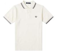 Fred Perry Slim Fit Twin Tipped Polo M3600, Blanc P72, L