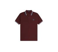 Fred Perry Slim Fit Twin Tipped Polo M3600, Rouge Z63, XXL