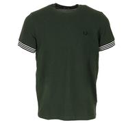 Fred Perry Striped Cuff, T-Shirt Homme - S