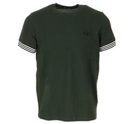 Fred Perry Striped Cuff, T-Shirt Homme - M