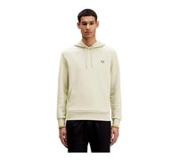 Fred Perry - Sweat à Capuche avec Broderie Couronne de Laurier - Homme - Sweatshirts et sweats à capuche - Beige - Taille: S